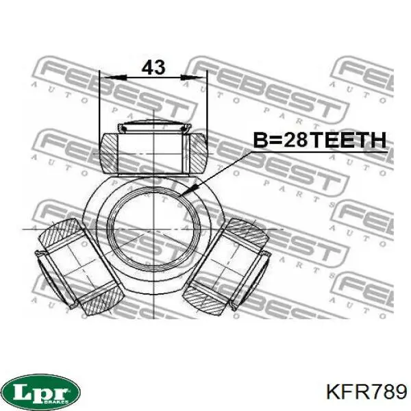 Compre KFR789 LPR Junta homocinética externa dianteira