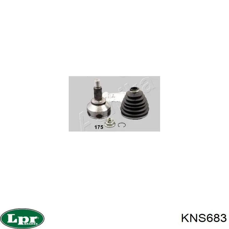 Compre KNS683 LPR Junta homocinética externa dianteira