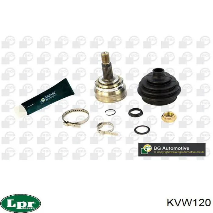 Compre KVW120 LPR Junta homocinética externa dianteira