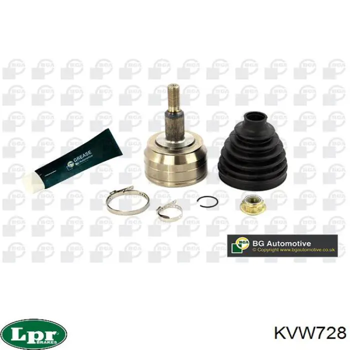 Junta homocinética externa dianteira LPR KVW728 preço, a partir de 60,71 USD