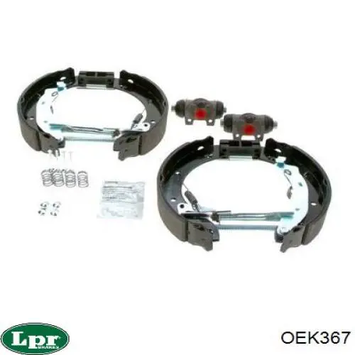 Compre OEK367 LPR Sapatas do freio traseiras de tambor