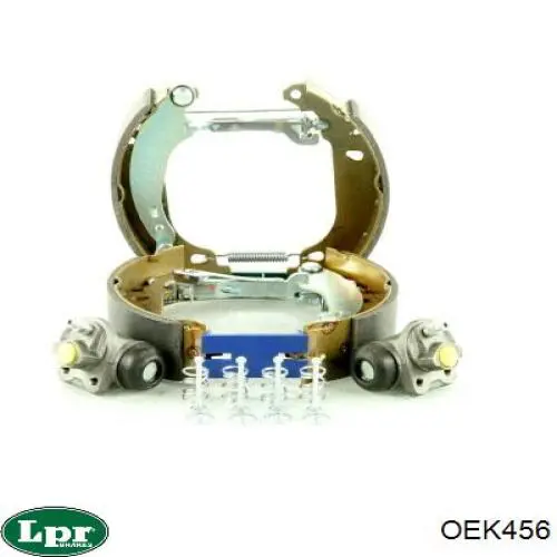 Sapatas do freio traseiras de tambor, montadas com cilindros, kit LPR OEK456 preço, a partir de 89,66 USD
