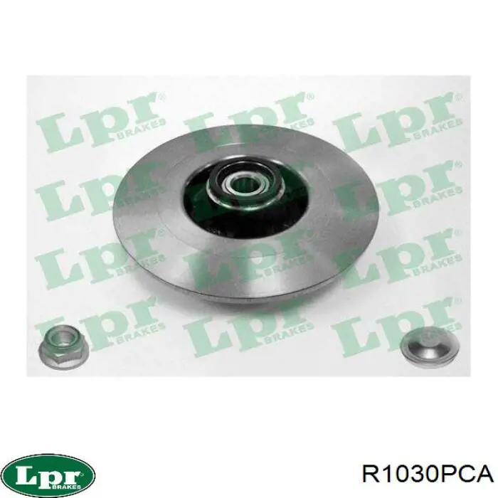 R1030PCA LPR Disco do freio traseiro