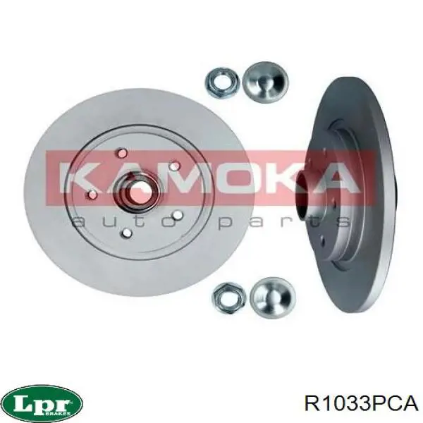 Compre R1033PCA LPR Disco do freio traseiro