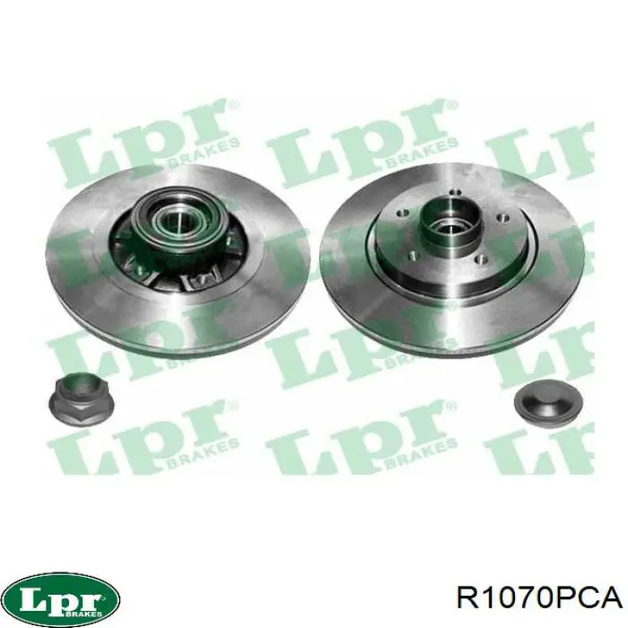 R1070PCA LPR Disco do freio traseiro