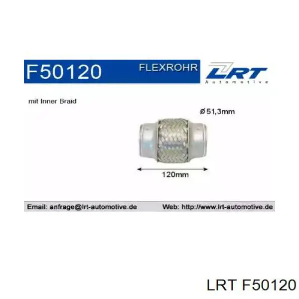 50120 FSO Ondulação do silenciador