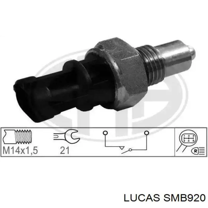  Sensor de ativação das luzes de marcha à ré Jeep Cherokee II SUV (XJ) (1988 - 2001) II
