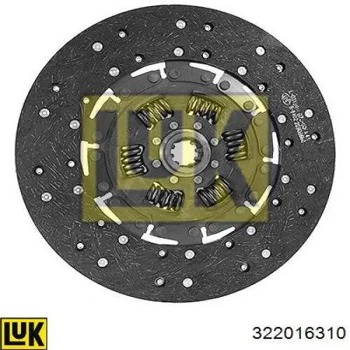 322016310 LUK Disco de embraiagem