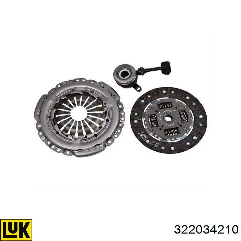 Disco de embraiagem LUK 322034210 preço, a partir de 81,72 USD