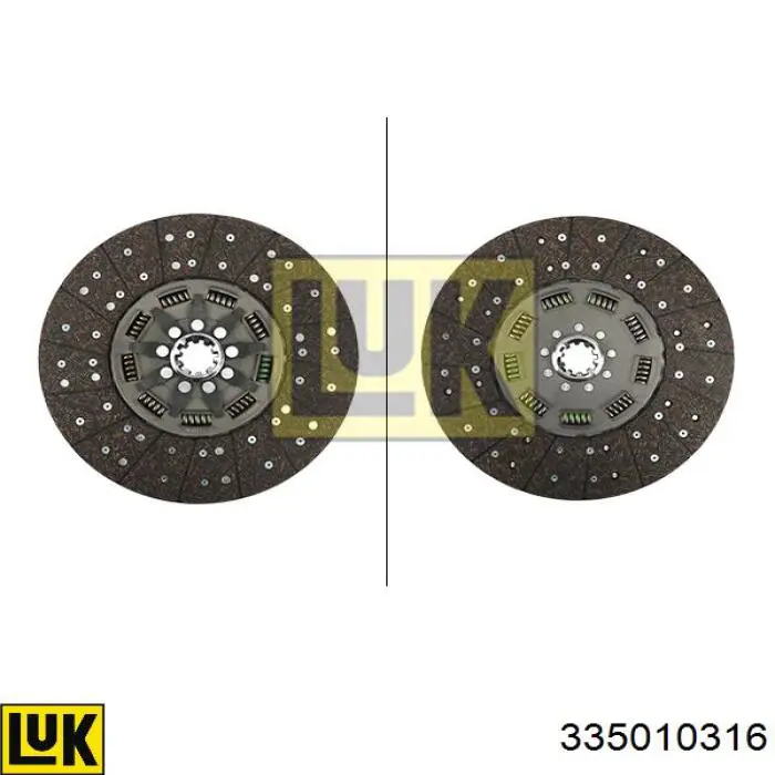 335010316 LUK Disco de embraiagem