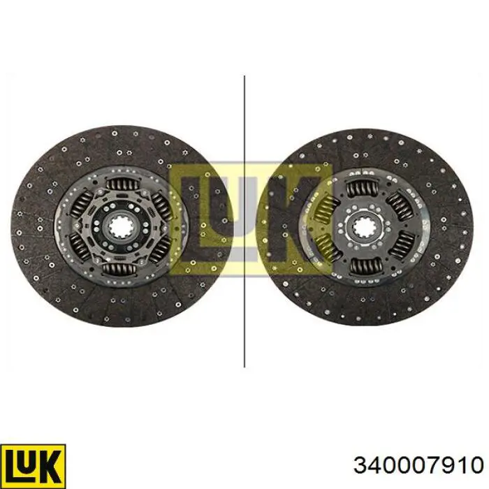 Disco de embraiagem LUK 340007910 preço, a partir de 376,34 USD