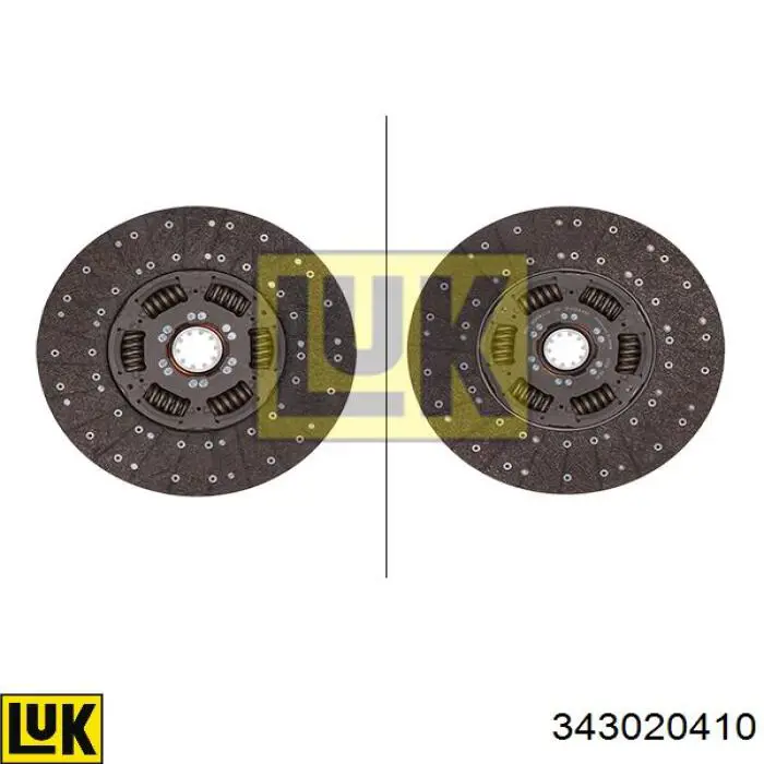 343020410 LUK Disco de embraiagem