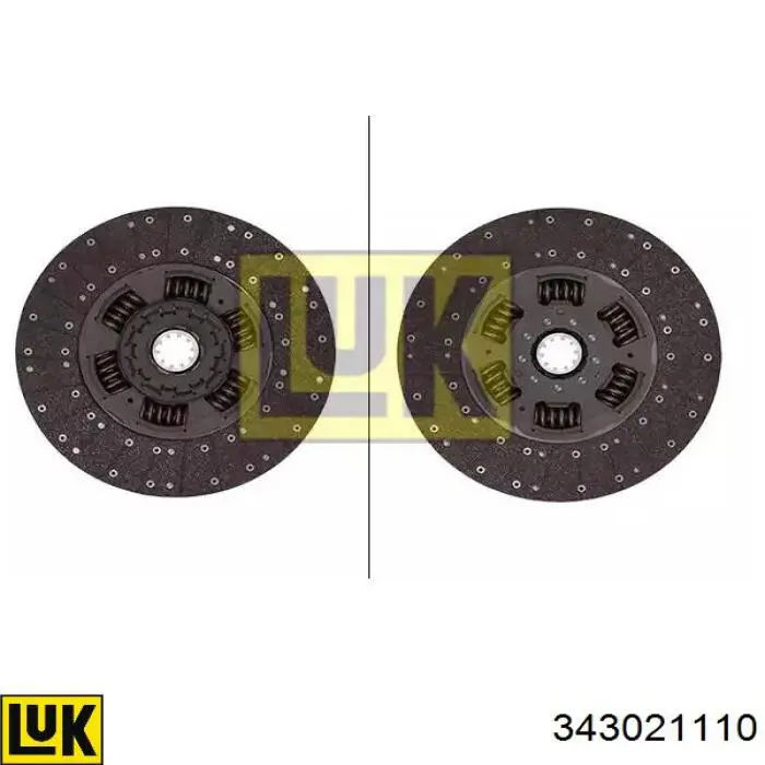 Disco de embraiagem LUK 343021110 preço, a partir de 346,60 USD