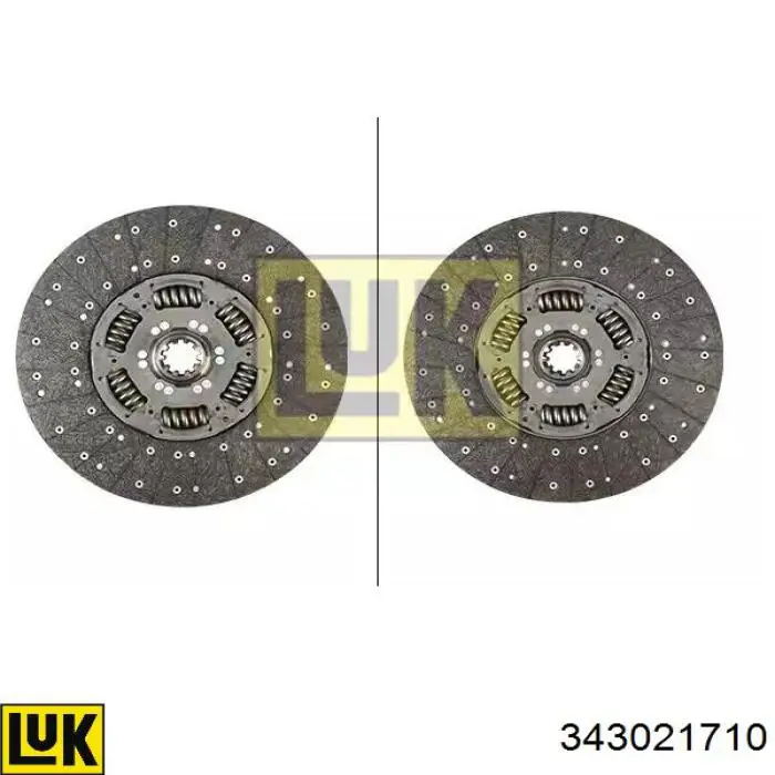 Disco de embraiagem LUK 343021710 preço, a partir de 393,97 USD
