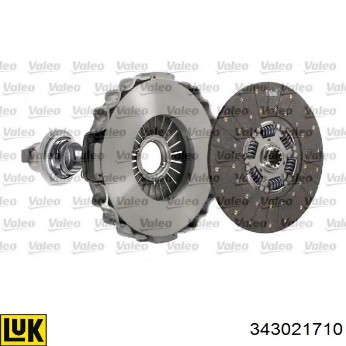 Disco de embraiagem LUK 343021710 preço, a partir de 359,21 USD