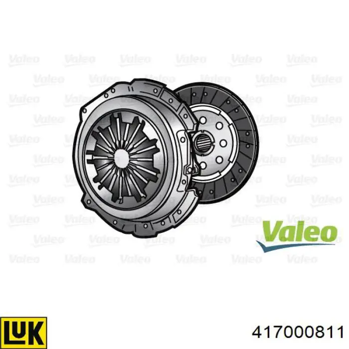 Compre 417000811 LUK Kit de embraiagem (3 peças)