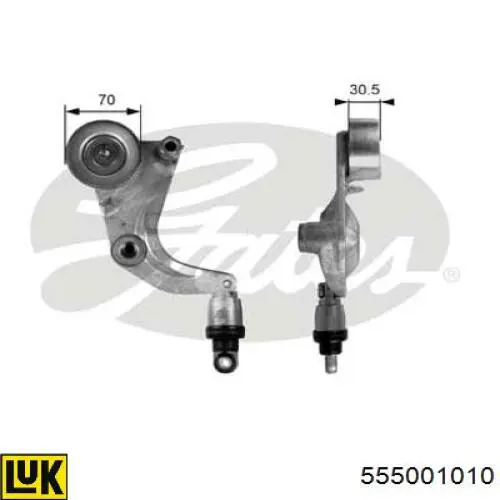 Amortecedor de cadeia do mecanismo de distribuição de gás, interno direito Opel 636703 preço, a partir de 12,69 USD