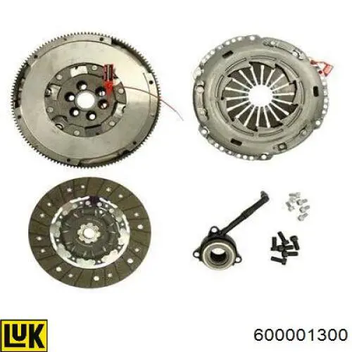 Compre 600001300 LUK Kit de embraiagem (3 peças)