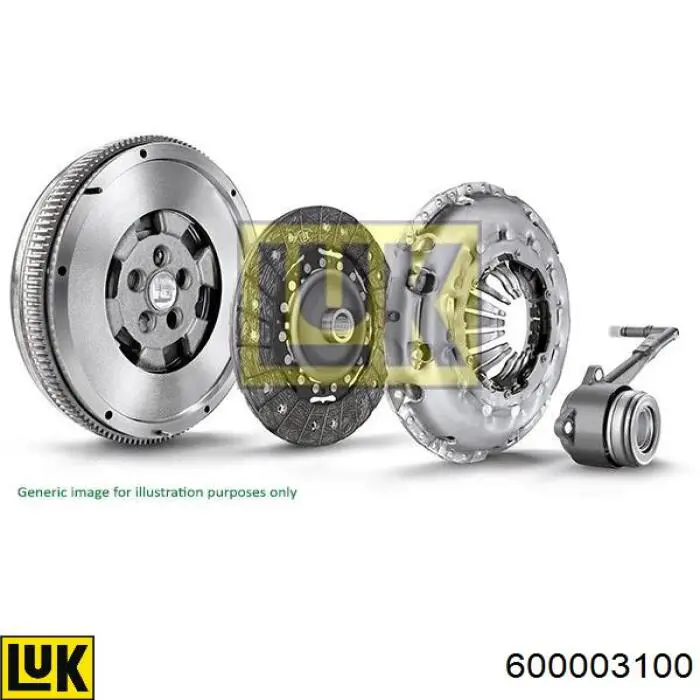 600003100 LUK Kit de embraiagem (3 peças)