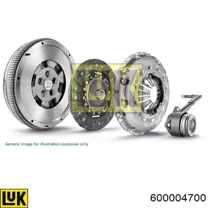 600004700 LUK Kit de embraiagem (3 peças)