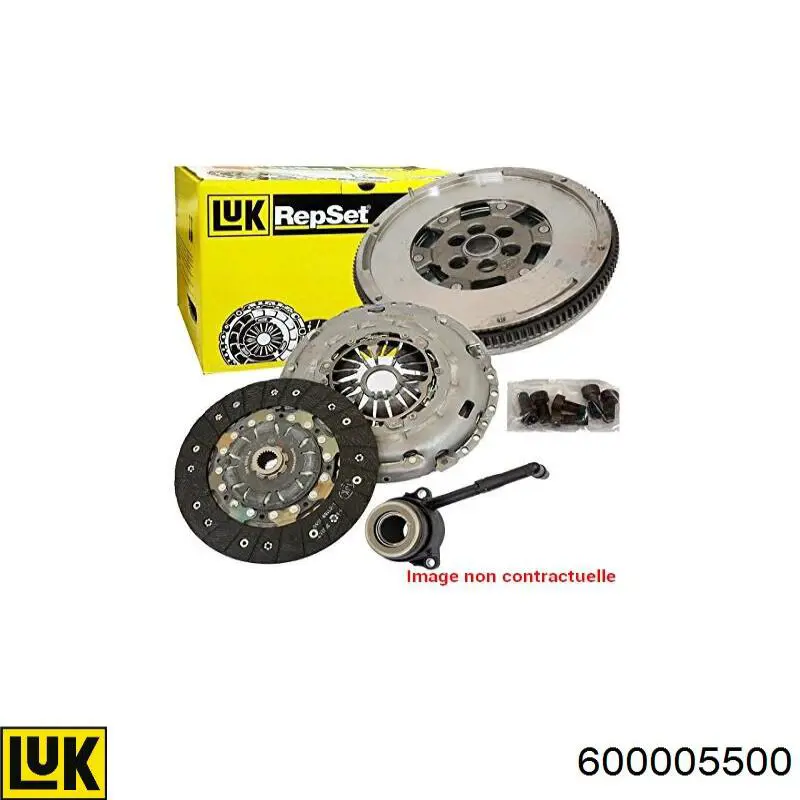 600005500 LUK Kit de embraiagem (3 peças)