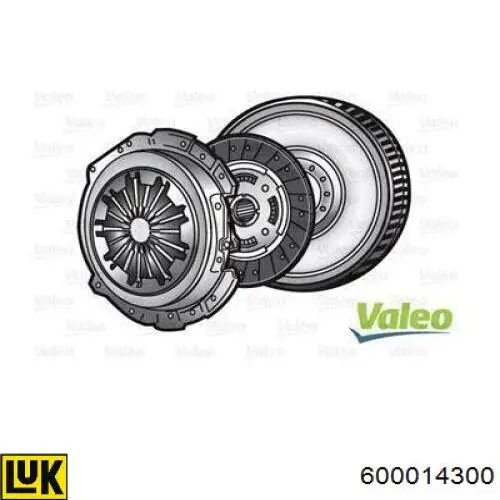 Compre 600014300 LUK Kit de embraiagem (3 peças)