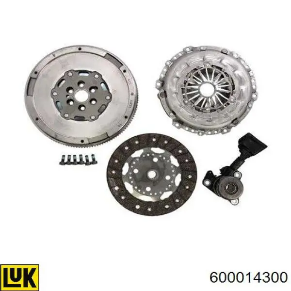 Kit de embraiagem (3 peças) LUK 600014300 preço, a partir de 570,13 USD