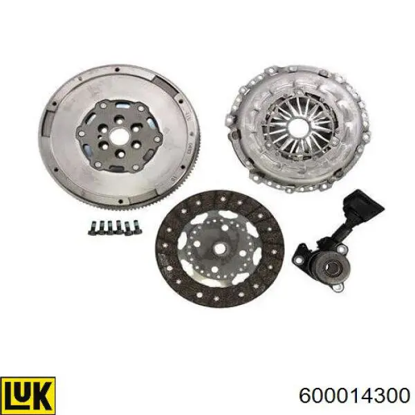 Kit de embraiagem (3 peças) LUK 600014300 preço, a partir de 554,32 USD