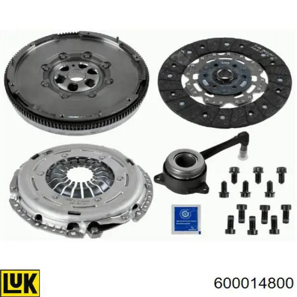 600014800 LUK Kit de embraiagem (3 peças)