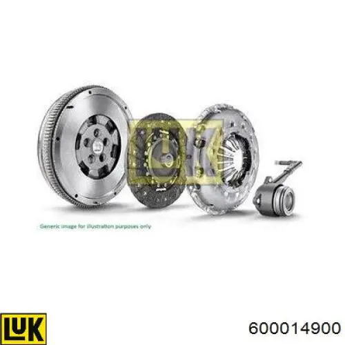 Kit de embraiagem (3 peças) LUK 600014900 preço, a partir de 591,33 USD