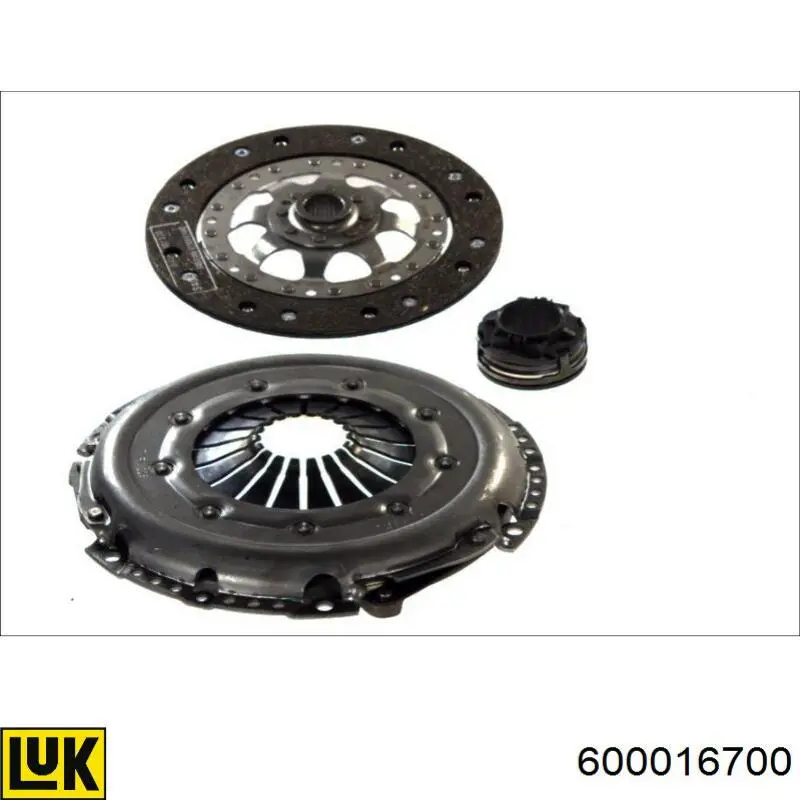 Kit de embraiagem (3 peças) LUK 600016700 preço, a partir de 590,11 USD