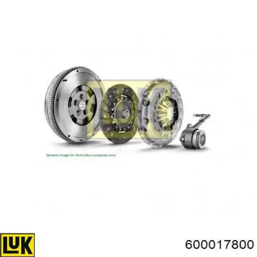 Kit de embraiagem (3 peças) LUK 600017800 preço, a partir de 731,81 USD