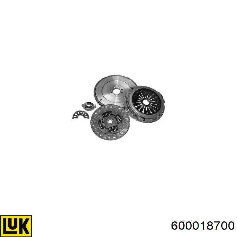 600018700 LUK Kit de embraiagem (3 peças)
