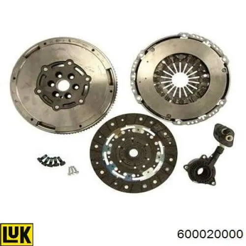 Compre 600020000 LUK Kit de embraiagem (3 peças)