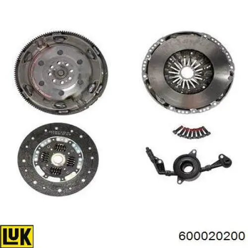 600020200 LUK Kit de embraiagem (3 peças)