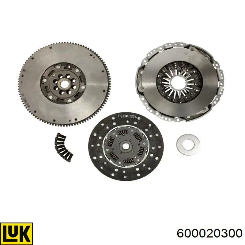 Kit de embraiagem (3 peças) LUK 600020300 preço, a partir de 841,10 USD