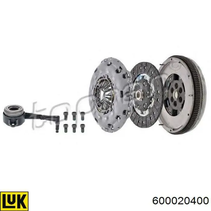 Kit de embraiagem (3 peças) LUK 600020400 preço, a partir de 776,88 USD