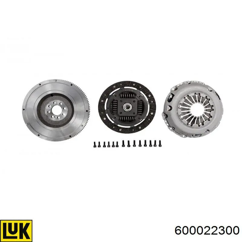 Kit de embraiagem (3 peças) LUK 600022300 preço, a partir de 576,09 USD