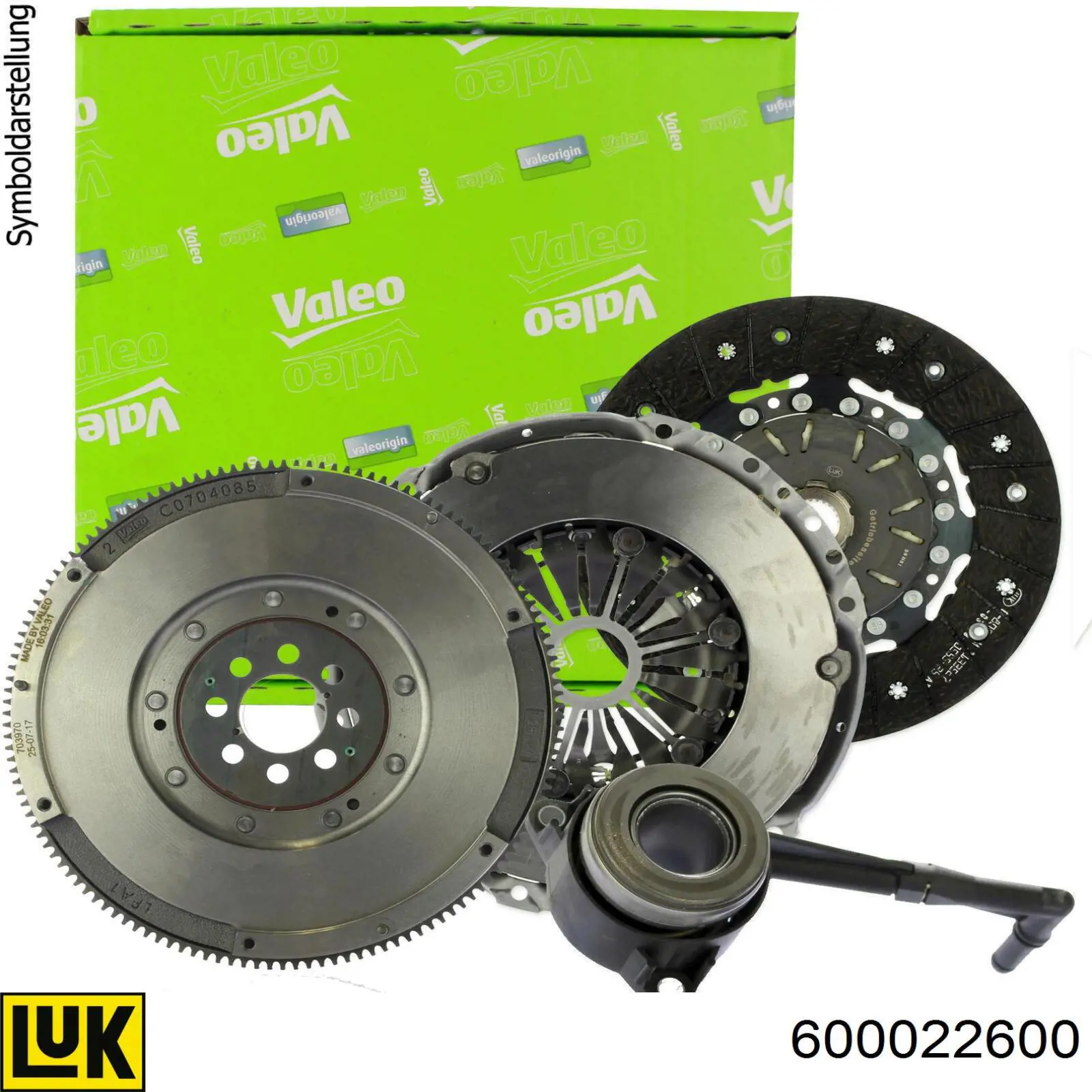 Compre 600022600 LUK Kit de embraiagem (3 peças)
