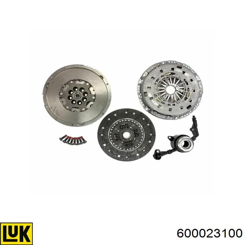 Kit de embraiagem (3 peças) LUK 600023100 preço, a partir de 1420,59 USD