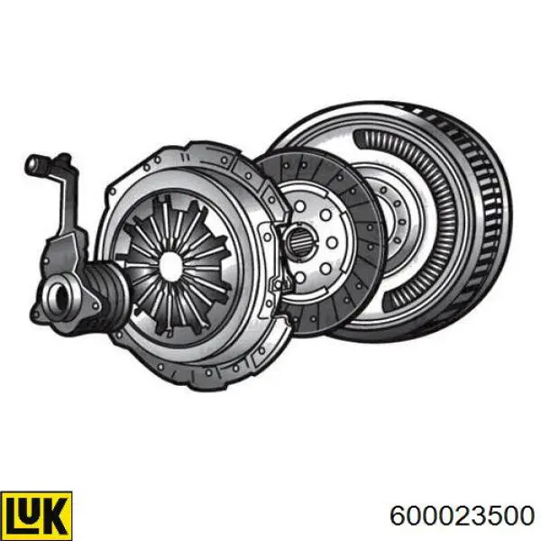 600023500 LUK Kit de embraiagem (3 peças)