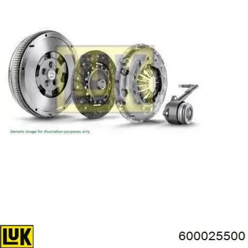 Kit de embraiagem (3 peças) LUK 600025500 preço, a partir de 741,47 USD