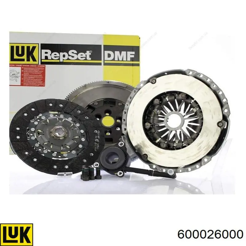 600026000 LUK Kit de embraiagem (3 peças)