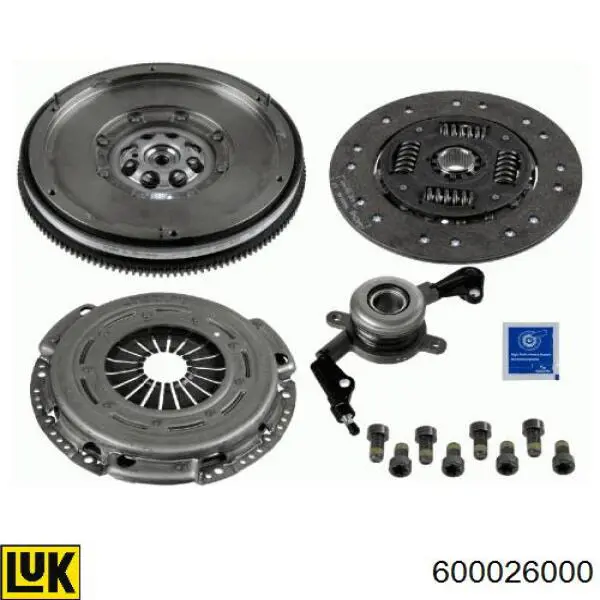 Kit de embraiagem (3 peças) LUK 600026000 preço, a partir de 823,59 USD