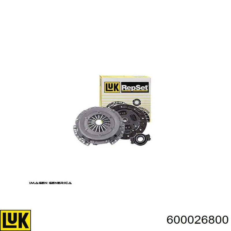 Kit de embraiagem (3 peças) LUK 600026800 preço, a partir de 950,13 USD