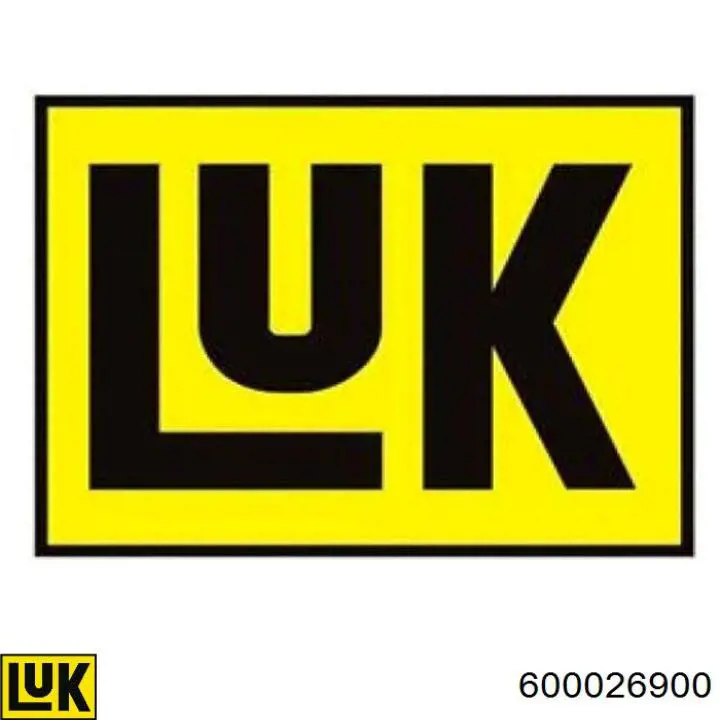600026900 LUK Kit de embraiagem (3 peças)