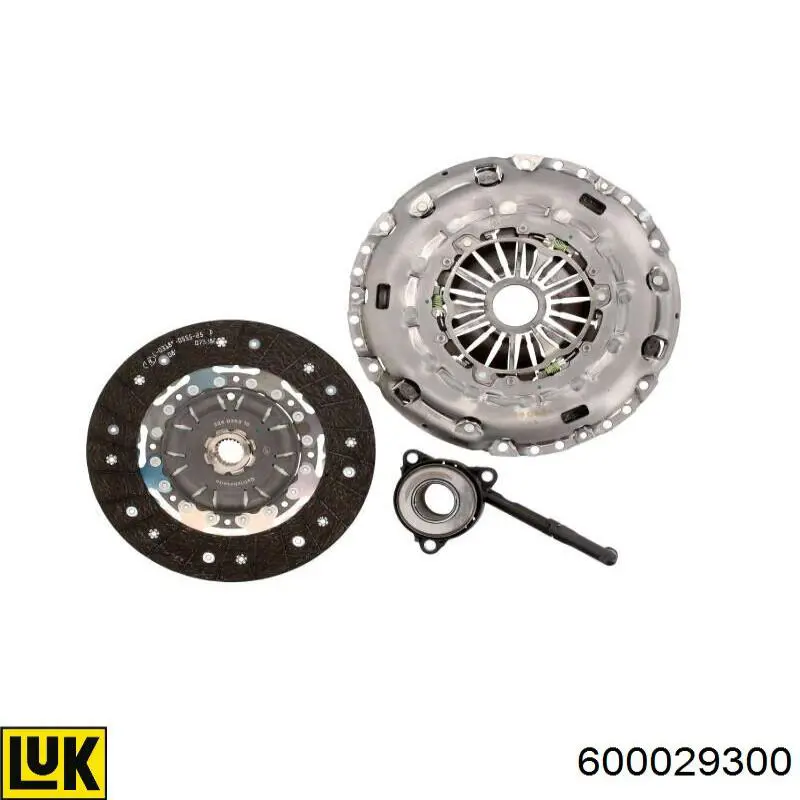 Kit de embraiagem (3 peças) LUK 600029300 preço, a partir de 958,54 USD