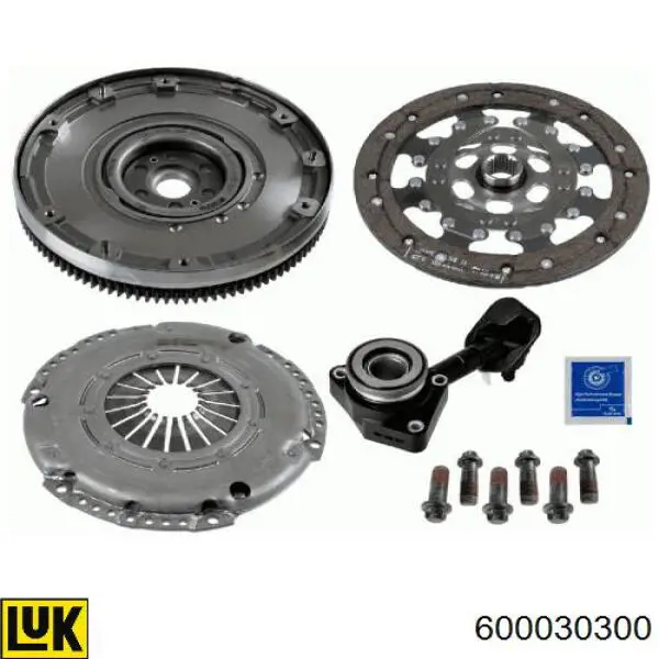 600030300 LUK Kit de embraiagem (3 peças)