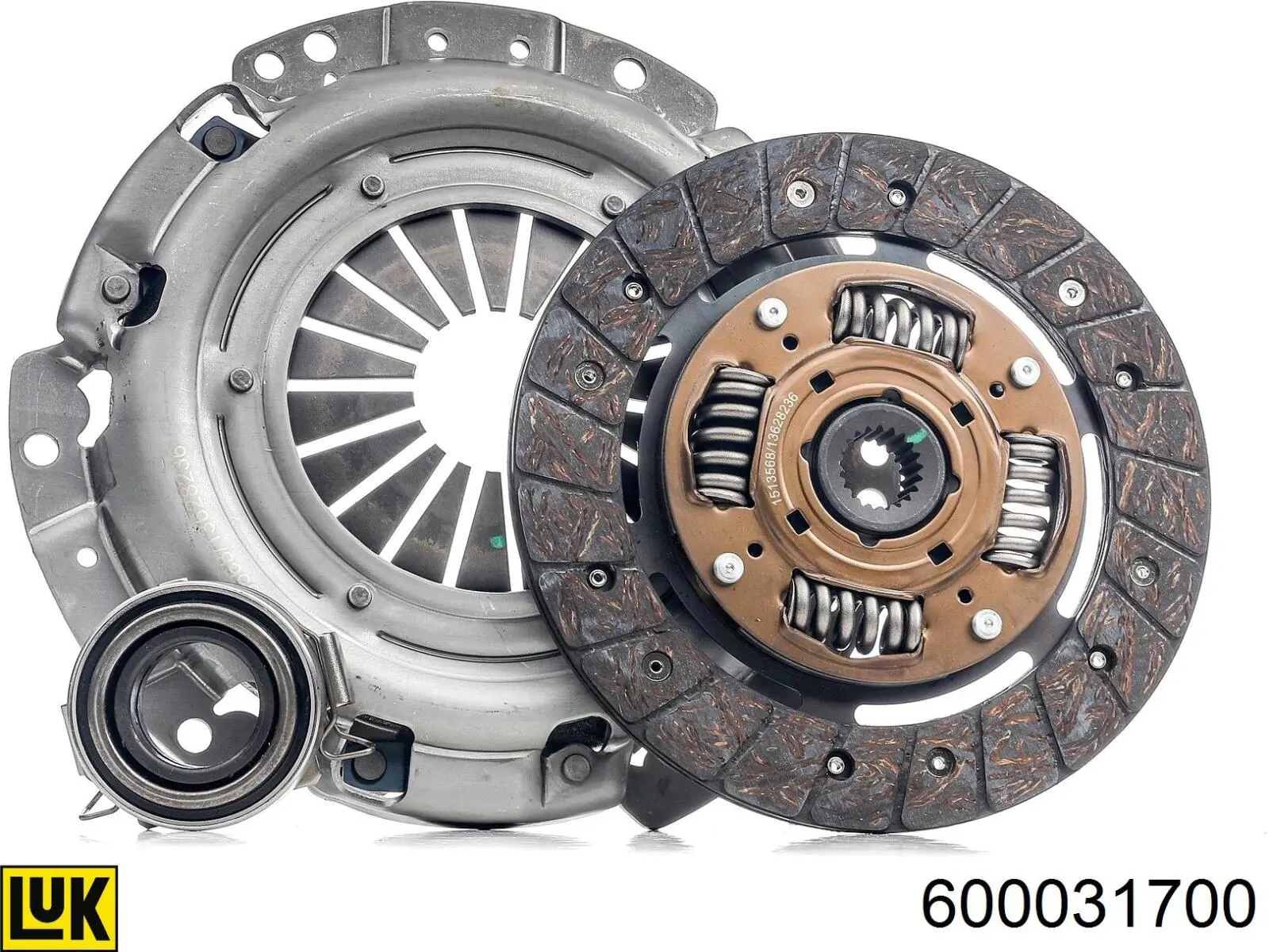 600031700 LUK Kit de embraiagem (3 peças)