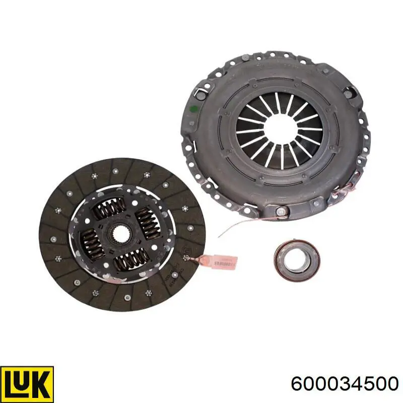 600034500 LUK Kit de embraiagem (3 peças)